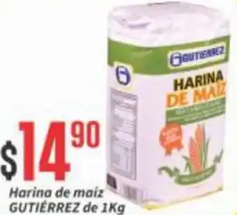 Super Gutiérrez Harina de Maiz Gutiérrez 1kg oferta