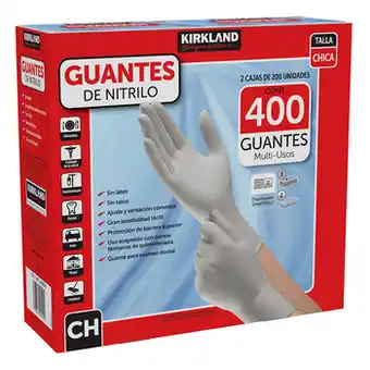 Costco Kirkland Signature Guantes de Nitrilo Chicos 400 pzas oferta