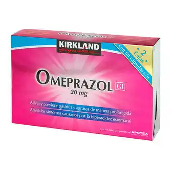 Costco Kirkland Signature Omeprazol 2 Cajas con 60 Cápsulas 20mg oferta