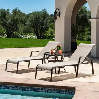 Costco Sunvilla, Juego de Camastros y Mesa, 3 Piezas oferta