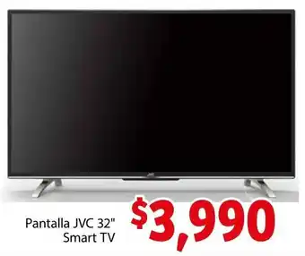Soriana Híper Pantalla JVC Smart TV 32" oferta