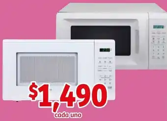 Soriana Híper Horno Microondas Midea o Practia 0.7 P3 Blanco oferta