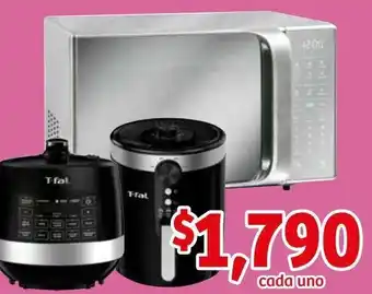 Soriana Híper Freidiora sin Aceite 3.5lt., Horno Microondas 0.7 P3 Espejo u Olla Multifunción Multichef T-Fal oferta