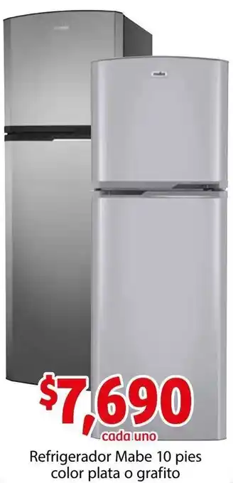 Soriana Híper Refrigerador Mabe 10 pies oferta