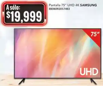 City Club Samsung UHD 4K 75" oferta
