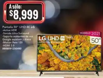 City Club LG 50" UHD 4K oferta