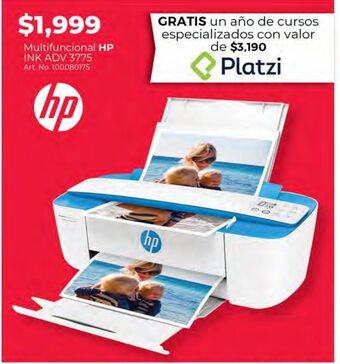 Cartucho de tinta hp 662 negro 2 pzas j3p33bl oferta en Sam's Club