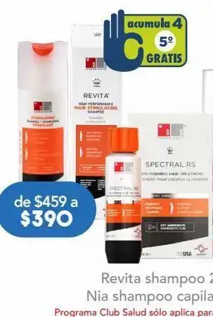 Farmacia San Pablo Revita shampoo anticaída y estimulante del crecimiento 205ml oferta