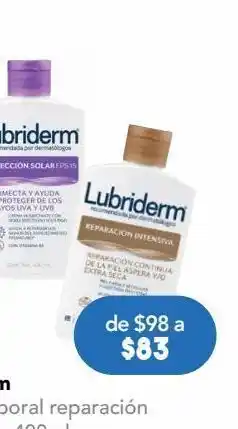Farmacia San Pablo Crema corporal lubriderm 400ml oferta