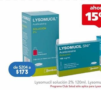 Farmacia San Pablo Lysomucil 120 ml solución frasco dosificador oferta