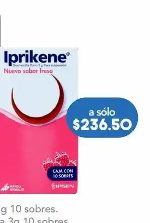 Farmacia San Pablo Iprikene suspensión en polvo sabor fresa 10 polvo sobre oferta