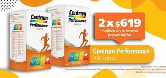 Farmacia San Pablo Vitaminas centrum performance x 2un oferta