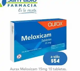 Farmacia San Pablo Meloxicam 15 mg oferta