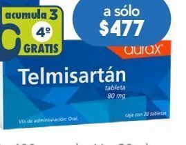 Farmacia San Pablo Telmisartán 80 mg oferta