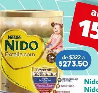Farmacia San Pablo Leche infantil nido excella gold a partir de 1 año oferta
