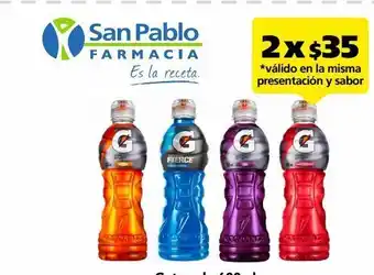 Farmacia San Pablo Bebidas gatorade x 2un oferta
