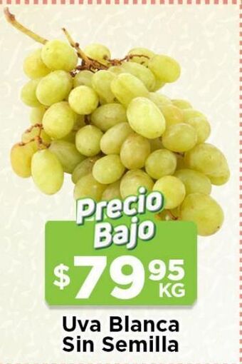 HEB Uva blanca sin semilla oferta