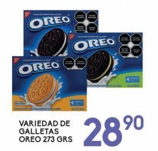 Alsuper Variedad de galletas oreo 273g oferta