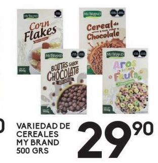 Alsuper Variedad de cereales mybrand 500g oferta