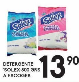 Alsuper Detergente solex 800g oferta