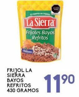 Alsuper Frijol la sierra bayos refritos 430g oferta