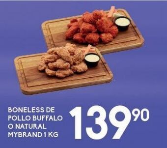 Alsuper Boneless de pollo naturales y bufalo mybrand kg oferta