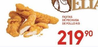 Alsuper Fajitas de pechuga de pollo kg oferta