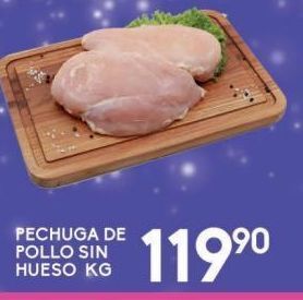 Alsuper Pechuga de pollo sin hueso kg oferta