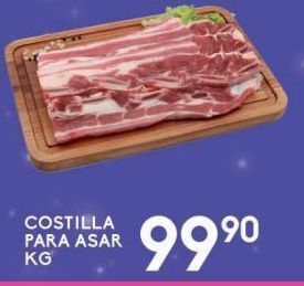 Alsuper Costilla para asar kg oferta