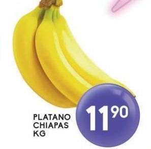 Alsuper Plátano chiapas kg oferta