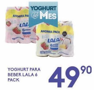 Alsuper Yoghurt para beber lala 6 pack oferta