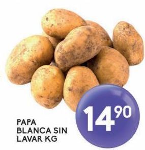 Alsuper Papa blanca sin lavar kg oferta