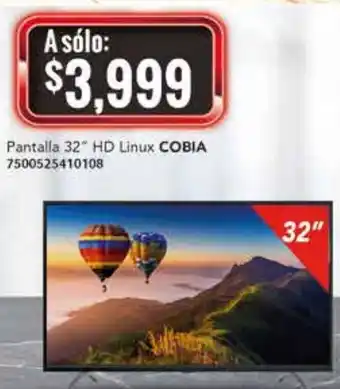 City Club Cobia 32" HD Linux oferta