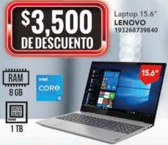 Lenovo Laptop 15.6"