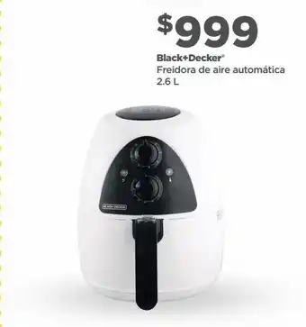 Bodega Aurrerá Black+decker freidora de aire automática 2.6 l oferta