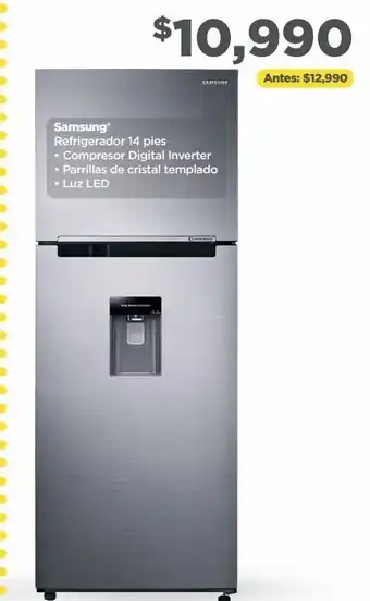 Bodega Aurrerá Samsung refrigerador 14 pies oferta