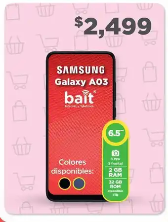 Bodega Aurrerá Samsung galaxy a03 oferta