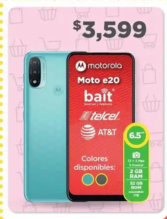 Bodega Aurrerá Motorola moto e20 oferta