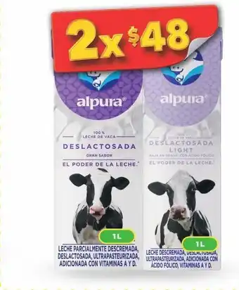 Bodega Aurrerá Leche alpura 1lt oferta