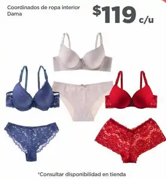 Bodega Aurrerá Coordinados de ropa interior dama oferta