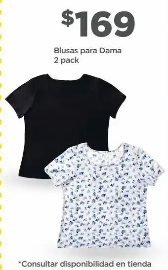 Blusas para dama 2 pack