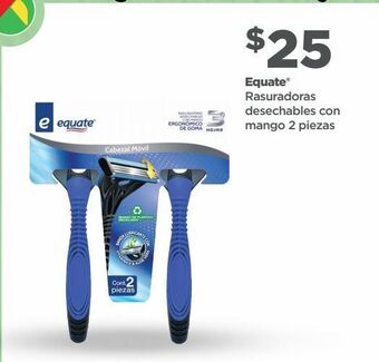 Bodega Aurrerá Rasuradoras desechables con mango 2 piezas equate oferta