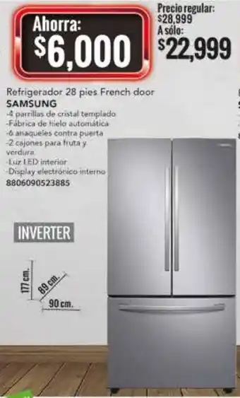 City Club Samsung Refrigerador French Door 28 Pies oferta