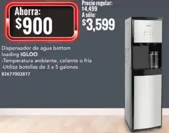 City Club Igloo Dispensador de Agua Bottom Loading oferta