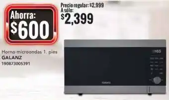 City Club Galanz Horno Microondas 1 Pies oferta