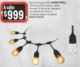 City Club Honeywell Serie de Luces LED 14,6m oferta