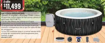 City Club Hollywood Spa Inflable 1,96m x 66cm oferta