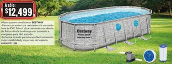 City Club Bestway Alberca Power Steel Rattan oferta