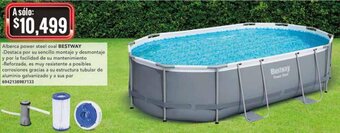 Bestway Alberca Power Steel Oval