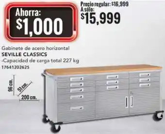 City Club Seville Classics Gabinete de Acero Horizontal oferta